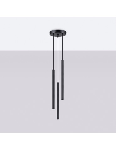 Sollux ARCHE 3P pendant lamp black SL.1341 - product 2