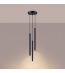 Pendant lamps - Sollux ARCHE 3P pendant lamp black SL.1341 - product 3