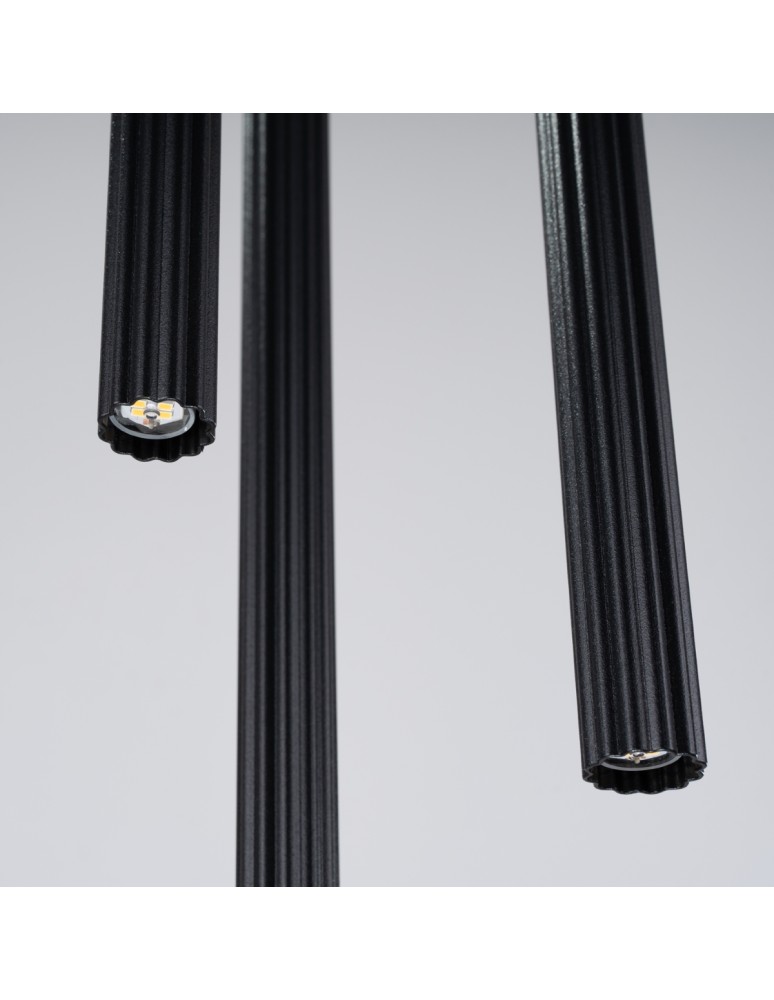 Pendant lamps - Sollux ARCHE 3P pendant lamp black SL.1341 - product kolory-swiatla.pl 5
