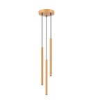 Pendant lamps - Sollux ARCHE 3P gold pendant lamp SL.1342 - product 1