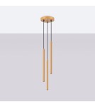 Pendant lamps - Sollux ARCHE 3P gold pendant lamp SL.1342 - product 2