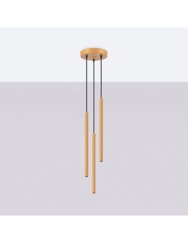 Sollux ARCHE 3P gold pendant lamp SL.1342 - product 2