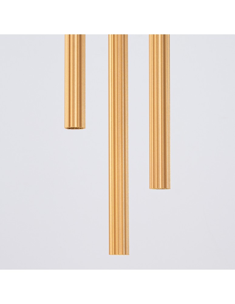 Pendant lamps - Sollux ARCHE 3P gold pendant lamp SL.1342 - product kolory-swiatla.pl 7