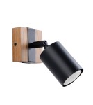 Wall lamps - Sollux Wall lamp FAGER 1 black SL.1343 - product 1