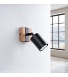 Wall lamps - Sollux Wall lamp FAGER 1 black SL.1343 - product 2