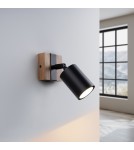 Wall lamps - Sollux Wall lamp FAGER 1 black SL.1343 - product 3