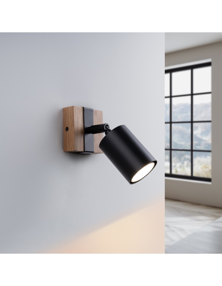 Wall lamps - Sollux Wall lamp FAGER 1 black SL.1343 - product kolory-swiatla.pl 3