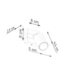 Wall lamps - Sollux Wall lamp FAGER 1 black SL.1343 - product 8