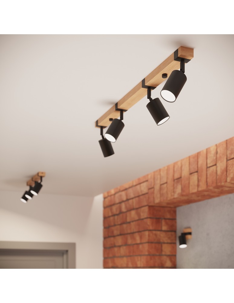 Wall lamps - Sollux Wall lamp FAGER 1 black SL.1343 - product kolory-swiatla.pl 11