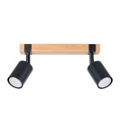 Adjustable ceiling lamps - spots - Sollux Plafond FAGER 2 black SL.1344 - product 1