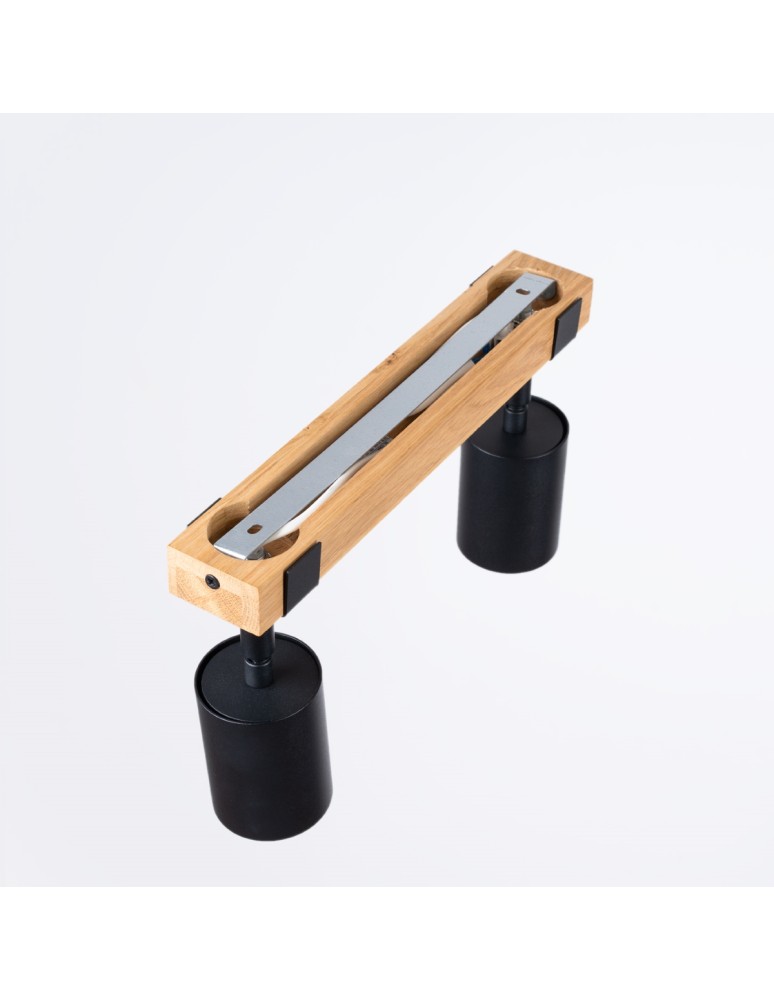 Adjustable ceiling lamps - spots - Sollux Plafond FAGER 2 black SL.1344 - product kolory-swiatla.pl 4