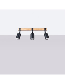 Sollux Plafon FAGER 3 czarny SL.1345 - product 2