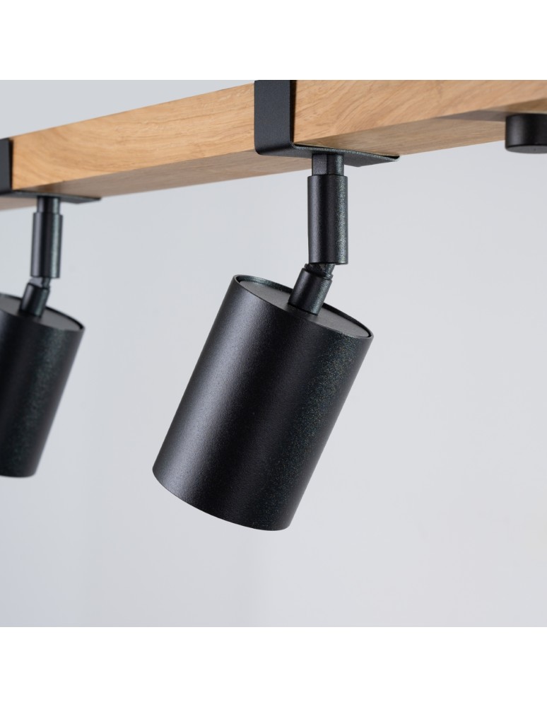 Adjustable ceiling lamps - spots - Sollux Plafond FAGER 4L black SL.1346 - product kolory-swiatla.pl 5