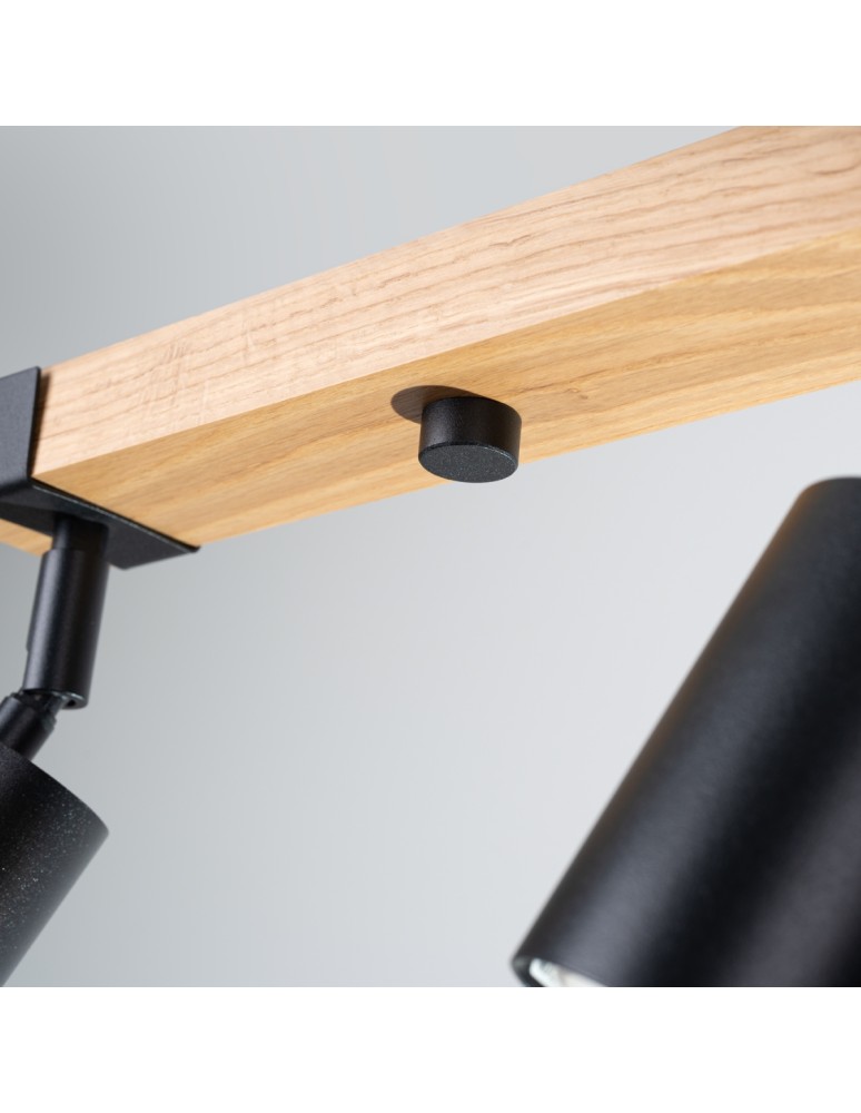 Adjustable ceiling lamps - spots - Sollux Plafond FAGER 4L black SL.1346 - product kolory-swiatla.pl 6