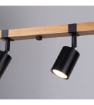 Adjustable ceiling lamps - spots - Sollux Plafond FAGER 4L black SL.1346 - product 7