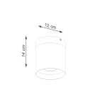 Round ceiling luminaires - Sollux Plafond RIF white SL.1348 - product 9