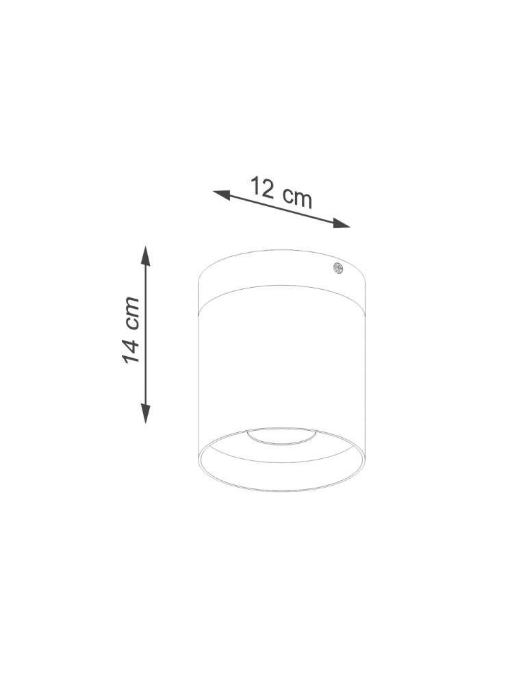 Round ceiling luminaires - Sollux Plafond RIF white SL.1348 - product kolory-swiatla.pl 9