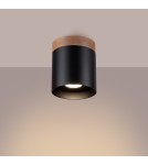 Round ceiling luminaires - Sollux Plafond RIF black SL.1349 - product 3
