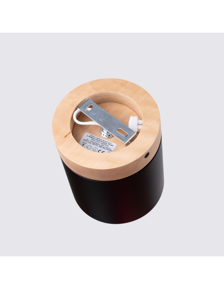 Round ceiling luminaires - Sollux Plafond RIF black SL.1349 - product kolory-swiatla.pl 5