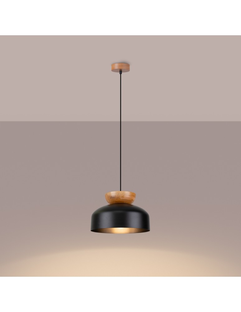 Pendant lamps - Sollux MARION pendant lamp black SL.1351 - product kolory-swiatla.pl 3