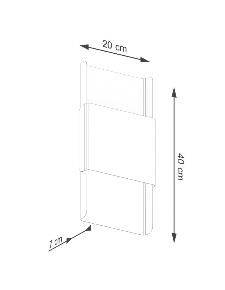 Wall lamps - Sollux Wall lamp DURLIN white SL.1352 - product kolory-swiatla.pl 6