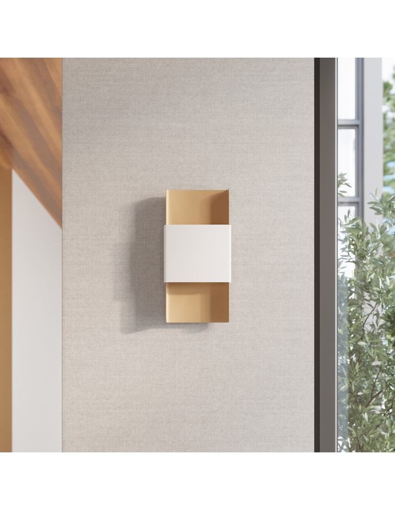 Wall lamps - Sollux Wall lamp DURLIN gold/white SL.1353 - product kolory-swiatla.pl 10