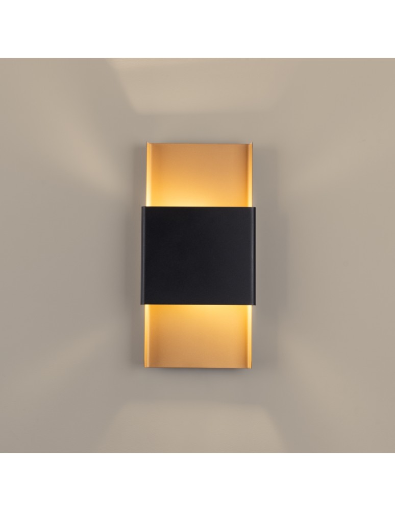 Wall lamps - Sollux Wall lamp DURLIN gold/black SL.1354 - product kolory-swiatla.pl 3