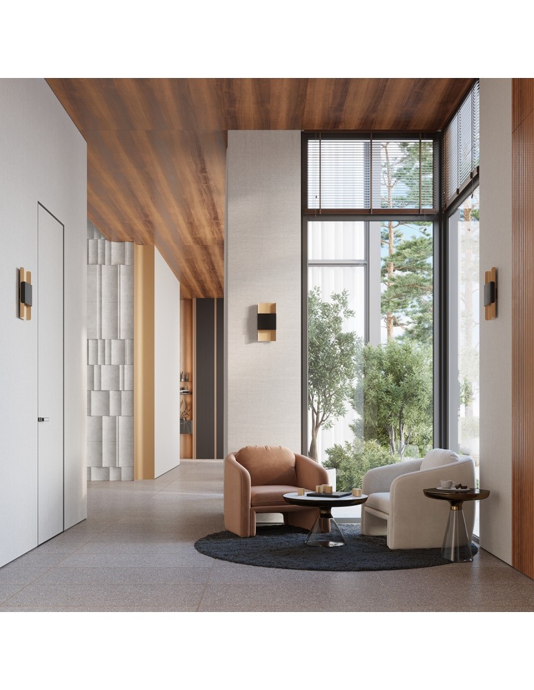 Wall lamps - Sollux Wall lamp DURLIN gold/black SL.1354 - product kolory-swiatla.pl 8