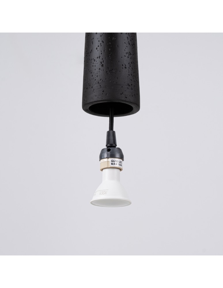 Pendant lamps - Sollux ELECTRA black concrete pendant lamp SL.1355 - product kolory-swiatla.pl 5