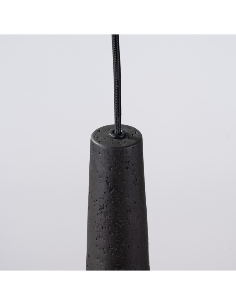 Pendant lamps - Sollux ELECTRA black concrete pendant lamp SL.1355 - product kolory-swiatla.pl 7