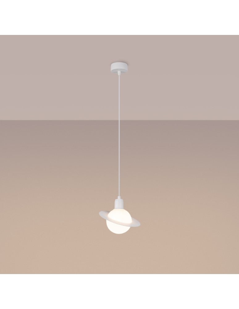 Pendant lamps - Sollux HYPERION 1 pendant lamp white SL.1356 - product kolory-swiatla.pl 3