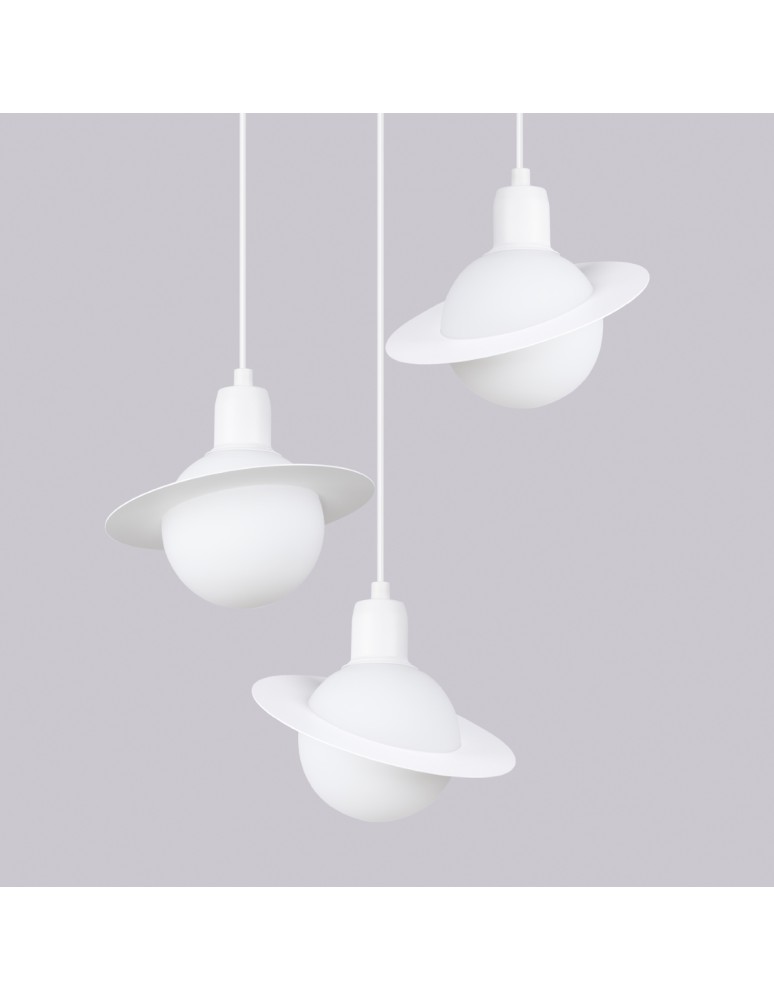 Pendant lamps - Sollux HYPERION 3P pendant lamp white SL.1357 - product kolory-swiatla.pl 7