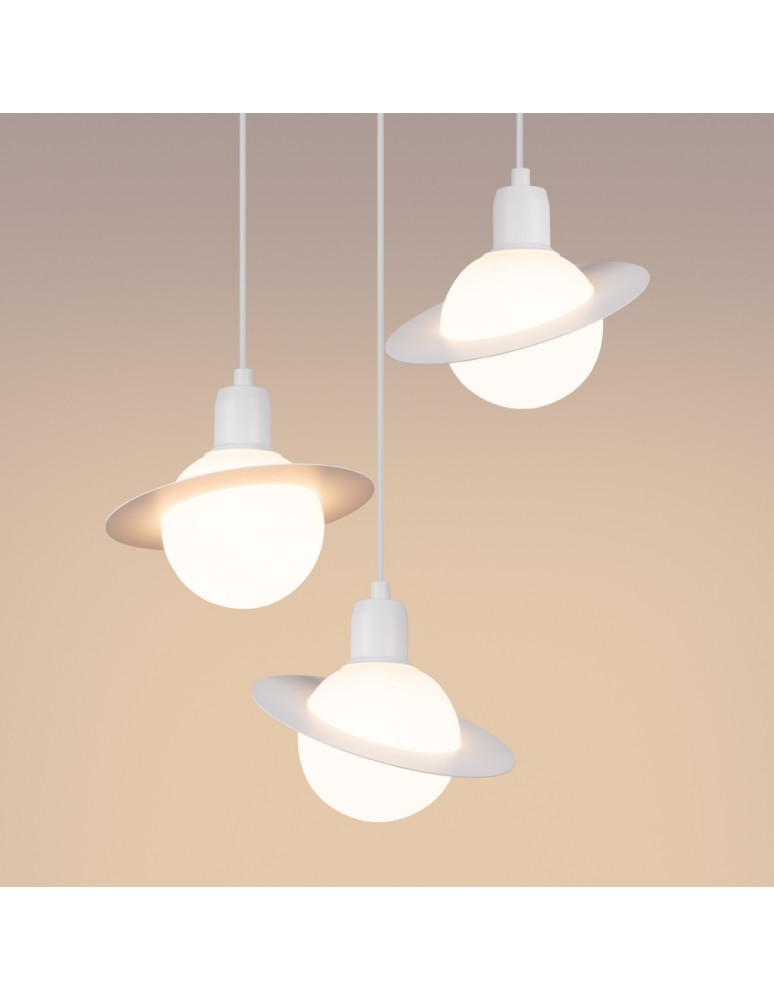 Pendant lamps - Sollux HYPERION 3P pendant lamp white SL.1357 - product kolory-swiatla.pl 8