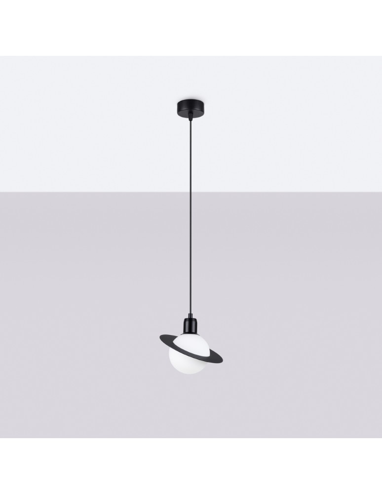 Pendant lamps - Sollux HYPERION 1 pendant lamp black SL.1358 - product kolory-swiatla.pl 2