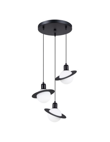 Sollux HYPERION 3P pendant lamp black SL.1359