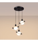 Pendant lamps - Sollux HYPERION 3P pendant lamp black SL.1359 - product 3
