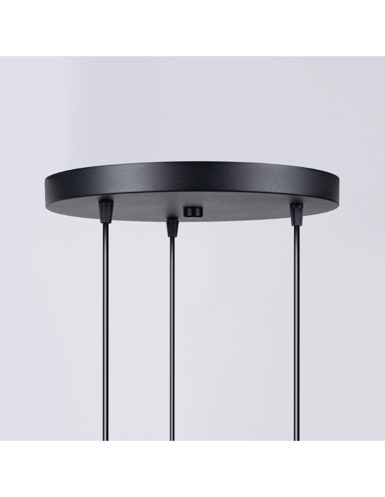 Pendant lamps - Sollux HYPERION 3P pendant lamp black SL.1359 - product kolory-swiatla.pl 11