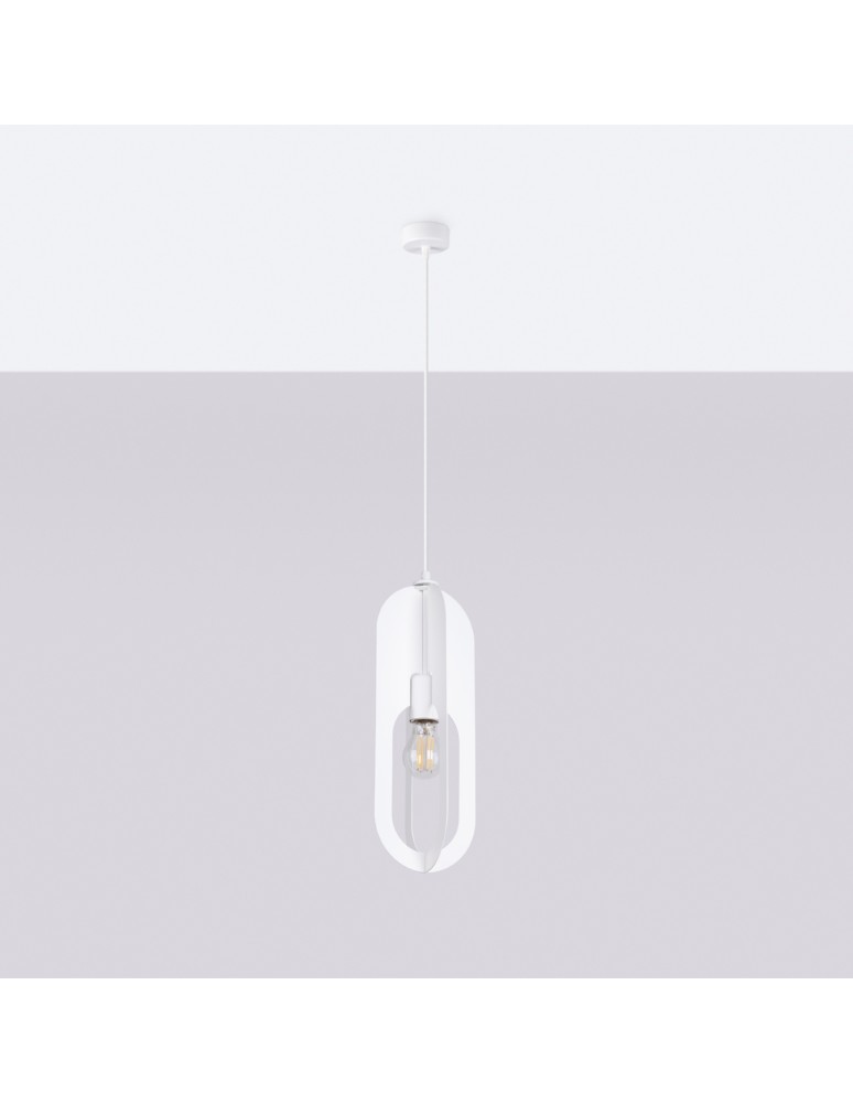 Pendant lamps - Sollux NICUS 1 pendant lamp white SL.1360 - product kolory-swiatla.pl 2