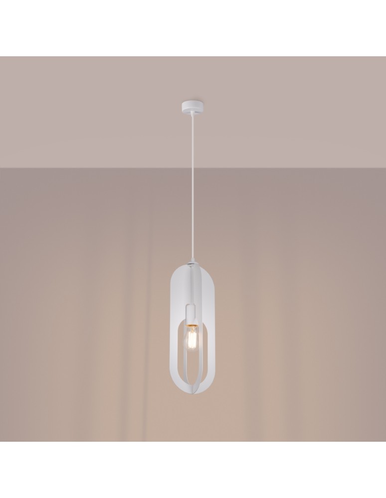 Pendant lamps - Sollux NICUS 1 pendant lamp white SL.1360 - product kolory-swiatla.pl 3