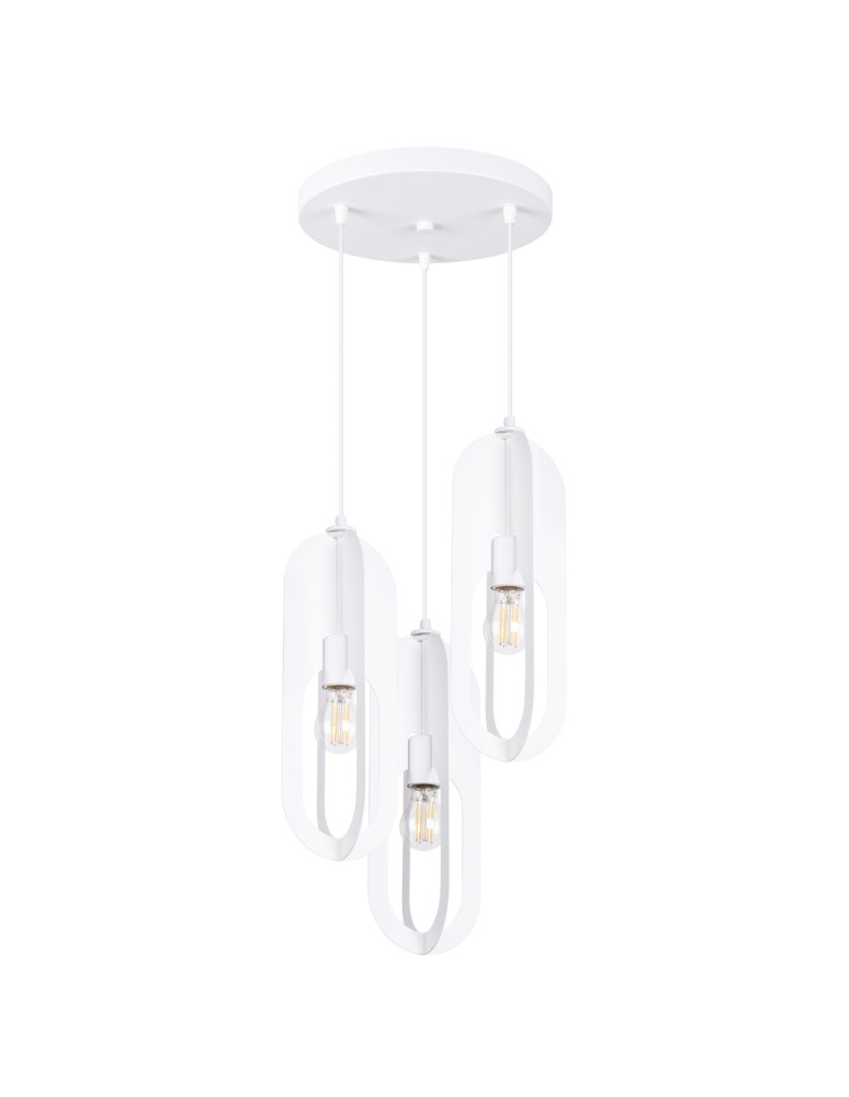 Pendant lamps - Sollux NICUS 3P pendant lamp white SL.1361 - product kolory-swiatla.pl 1