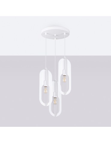 Sollux NICUS 3P pendant lamp white SL.1361 - product 2