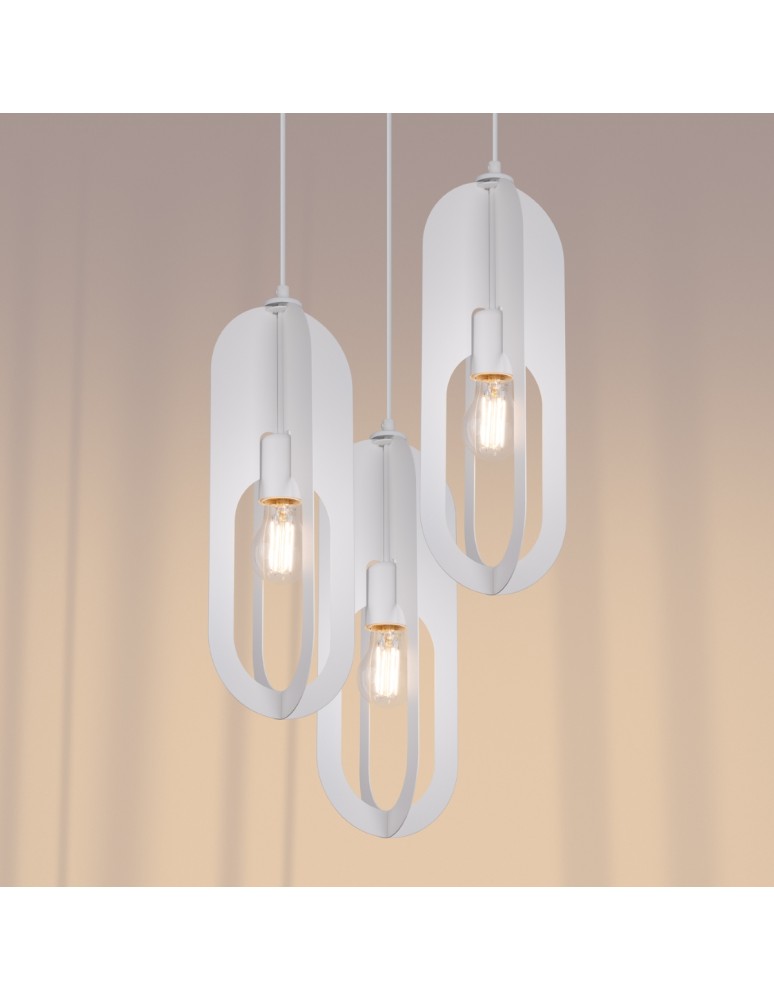 Pendant lamps - Sollux NICUS 3P pendant lamp white SL.1361 - product kolory-swiatla.pl 10