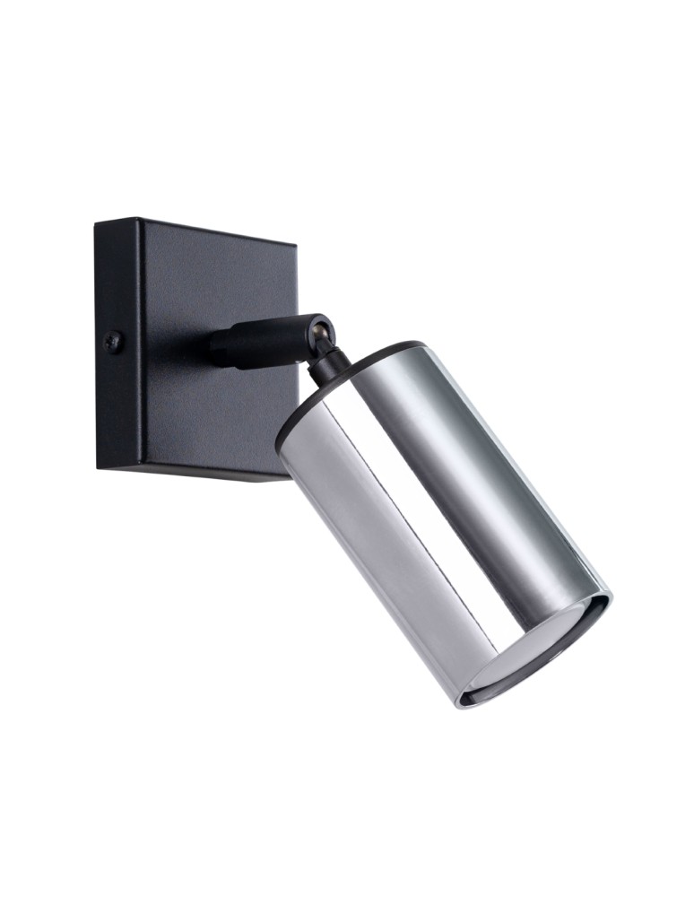 Wall lamps - Sollux Wall lamp WINX black/chrome SL.1366 - product kolory-swiatla.pl 1