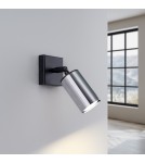 Wall lamps - Sollux Wall lamp WINX black/chrome SL.1366 - product 3