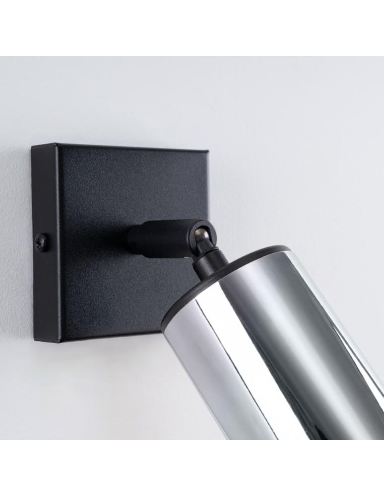 Wall lamps - Sollux Wall lamp WINX black/chrome SL.1366 - product kolory-swiatla.pl 7