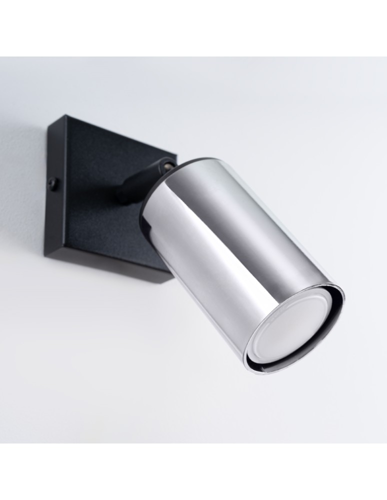 Wall lamps - Sollux Wall lamp WINX black/chrome SL.1366 - product kolory-swiatla.pl 8