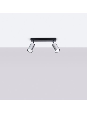 Sollux Plafon WINX 2 czarny/chrom SL.1367 - produkt 2