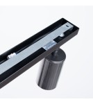 Adjustable ceiling lamps - spots - Sollux Plafond WINX 2 black/chrome SL.1367 - product 4