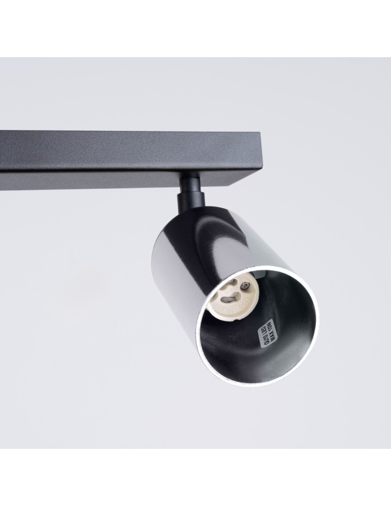 Adjustable ceiling lamps - spots - Sollux Plafond WINX 2 black/chrome SL.1367 - product kolory-swiatla.pl 5