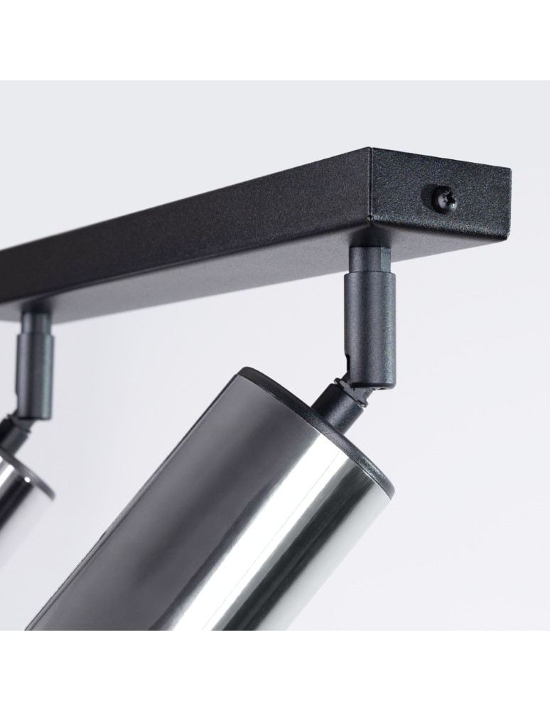 Adjustable ceiling lamps - spots - Sollux Plafond WINX 2 black/chrome SL.1367 - product kolory-swiatla.pl 7